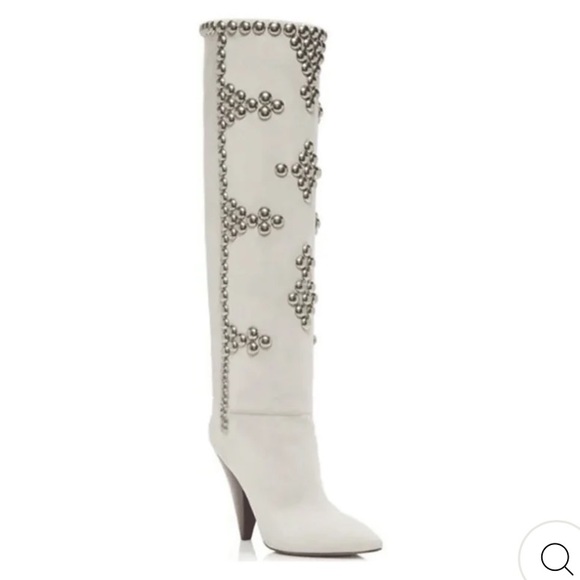 NWT !!! CIATO STUDDED SUEDE KNEE HIGH BOOTS - Picture 2 of 3